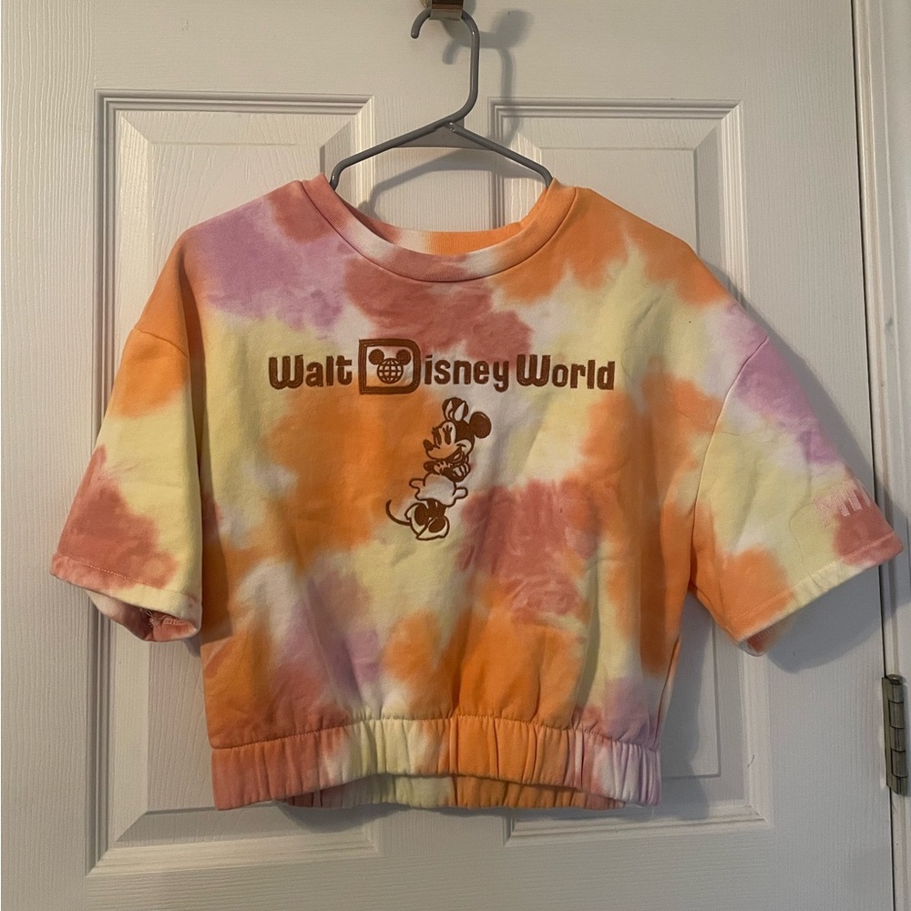 Walt Disney World- Minnie Mouse Tie-dye Crop Top